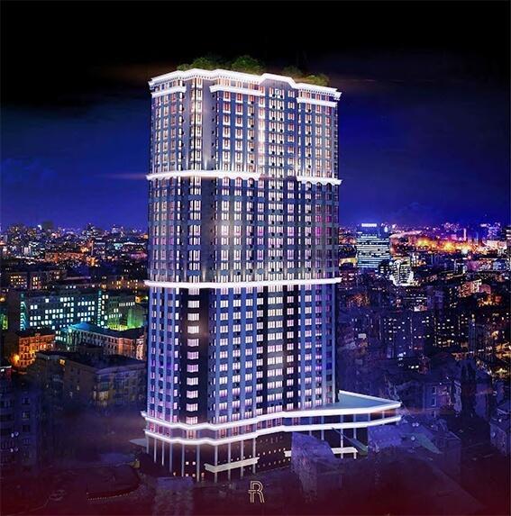 Royal Tower Olimpiyska Apartamento Kiev Exterior foto